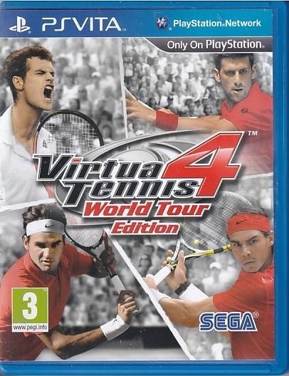 Virtua Tennis 4 - World Tour Edition - PS Vita (A Grade) (Genbrug)